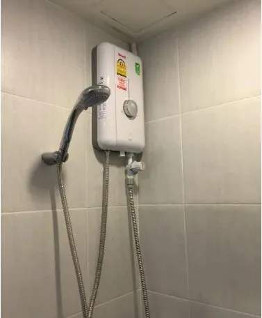 Condo for rent, Lumpini Ville Sukhumvit 77, room with good wallpaper. Great price If you don't reserve, you will regret it.