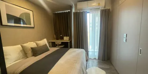 ขาย Atmoz รัชดา-ห้วยขวาง ห้องตกแต่งสวย เฟอร์นิเจอร์ครบ พร้อมเข้าอยู่ จองก่อนได้ก่อนจร้า