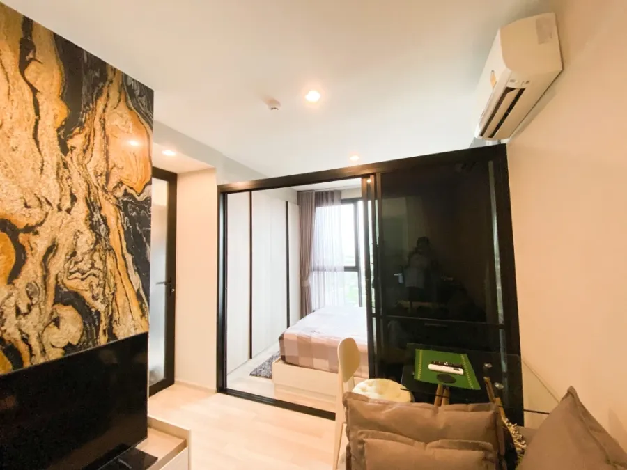 For sale, for rent, Ideo Mobi Sukhumvit East Point, 20th floor, nice room, fully furnished, book now, don't miss out.