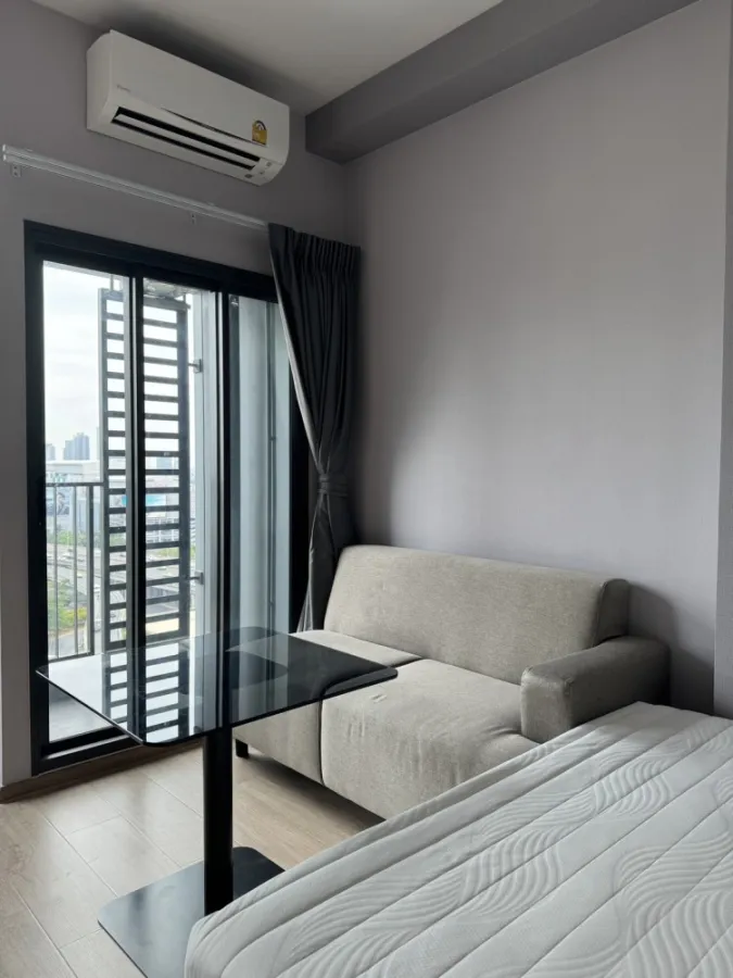 For rent!! Condo Ideo Rama 9 - Asoke, 17th floor, Building B, fully furnished. Ready to move in, don't miss it!!