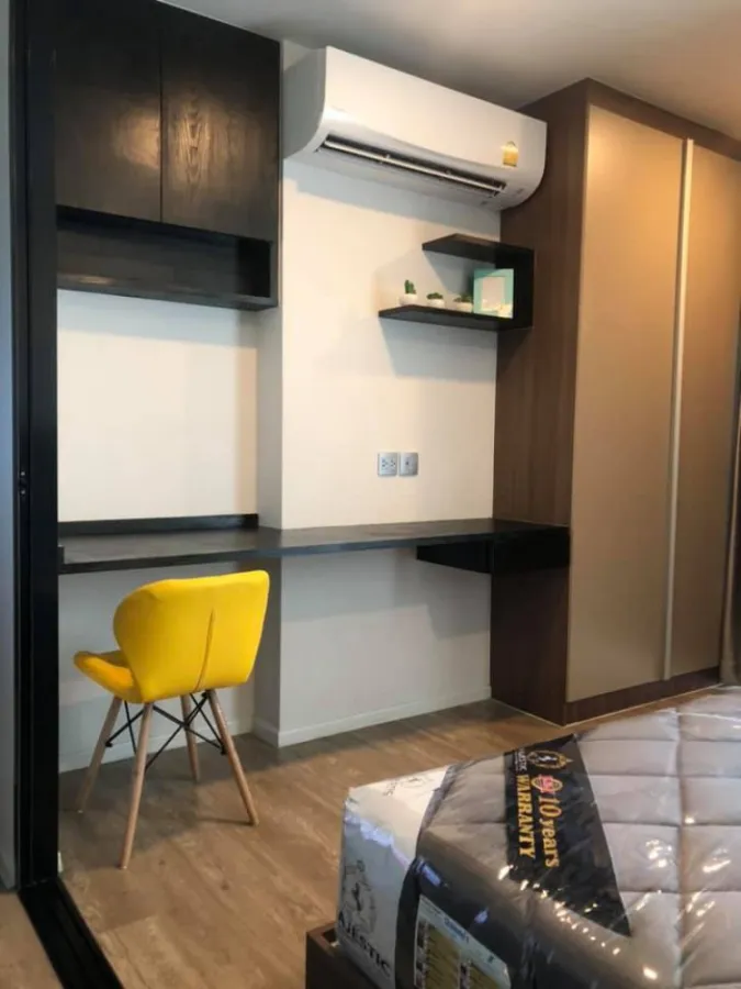 kave Town shif ให้เช่า ชั้น3 วิวนอก ขนาด24.5 ตรม. ห้องแต่งเรียบง่าย มีสไตล์ อย่ามัวแต่มองรีบจองเลย