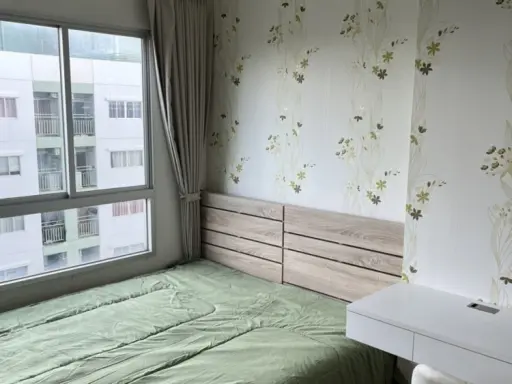 For rent!! Lumpini Condo, Mega City, Bangna, Building C, beautiful room, fully furnished, ready to move in, don't miss it!!