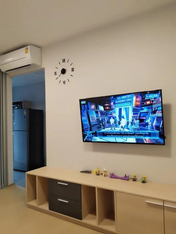 Fully furnished room for rent, plum condo rangsit alive, everything is ready. one bag You can come in