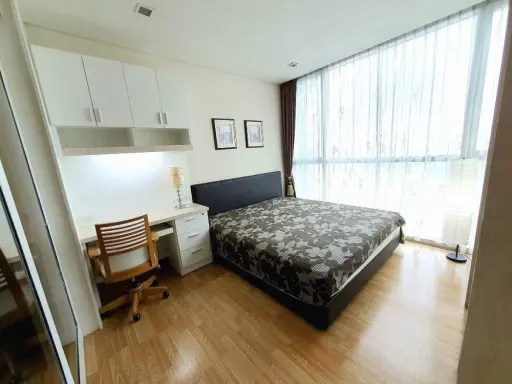 Condo for rent, Le Luxe Condominium, north direction, unblocked view, fully built-in furniture, near BTS Phra Khanong.