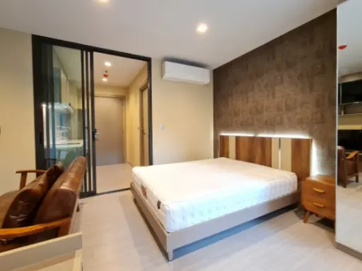 For rent Life Asoke-Rama 9, beautiful view, beautiful room, everything is complete!! Hurry up, slow down, you'll miss it, come fast, go fast!!!