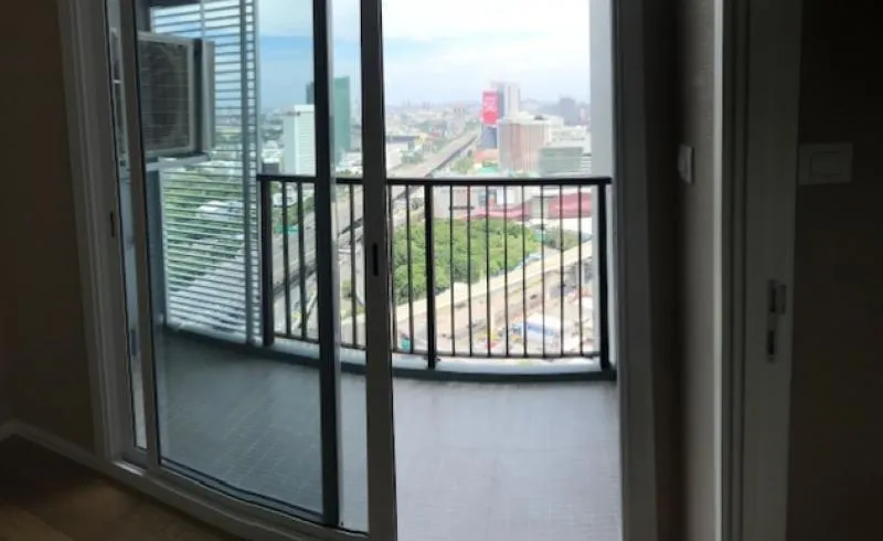 ขาย condo The saint residences ชั้นสูง31 แบบ 1ห้องนอน 35 ตรม ตึกฺB วิวสวนรถไฟ ระเบียงหันทิศเหนือ