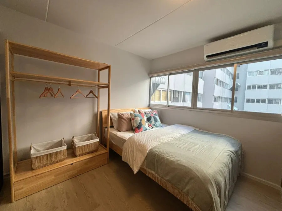For sale: Mori Condominium, Muang Thong Thani, 4th floor room, swimming pool view, fully decorated, minimalist style, this comfortable place to live,