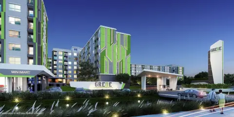 ขายดาวน์คอนโด กรีเน่ เฟส2 ดอนเมือง-สรงประภา 1 ห้องนอน One Bed Room วิวสระว่ายน้ำ