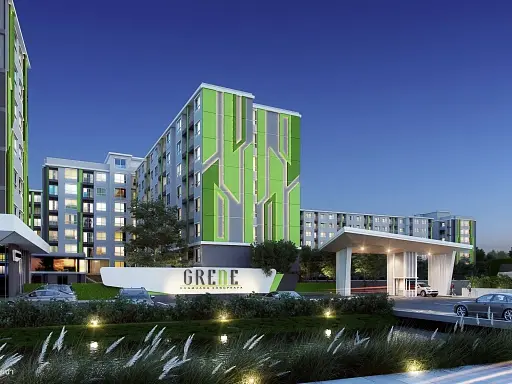 Sale down payment Condo Greene Phase 2 Don Mueang-Songprapha 1 Bedroom One Bed Room Pool View