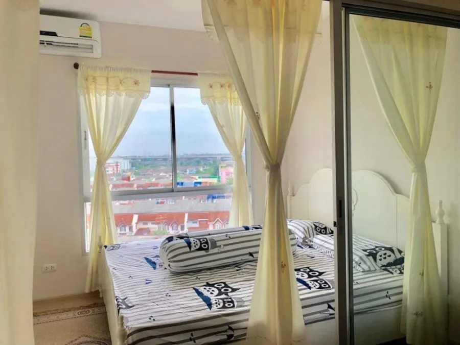 Sale Plum Condo Bangyai Station, furniture + complete set of electrical appliances Super affordable price, book now.