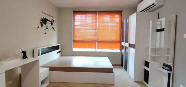 ให้เช่า Plum condo พหลโยธิน 89 ห้องมุม วิวสวน ชั้น4 อาคาร D ห้องสะอาดมาก​ Fully furnished จองเลย images