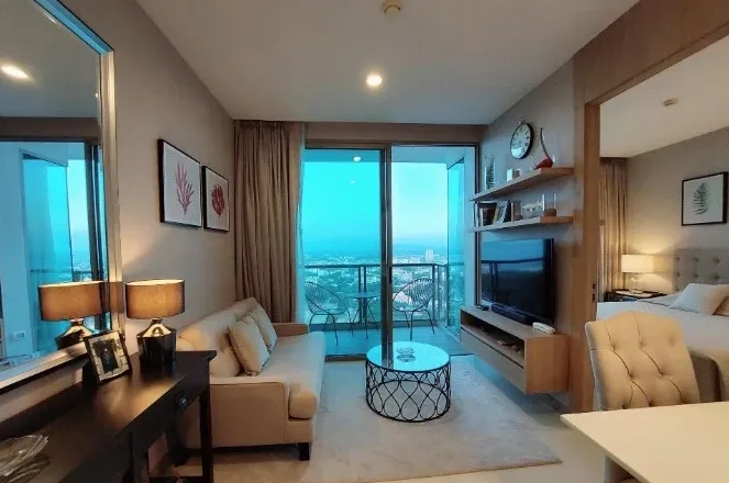 ขาย The Riviera Wong Amat Beach ชั้น 32 ห้องมุม แต่งครบ น่าอยู่ สนใจจองเลย