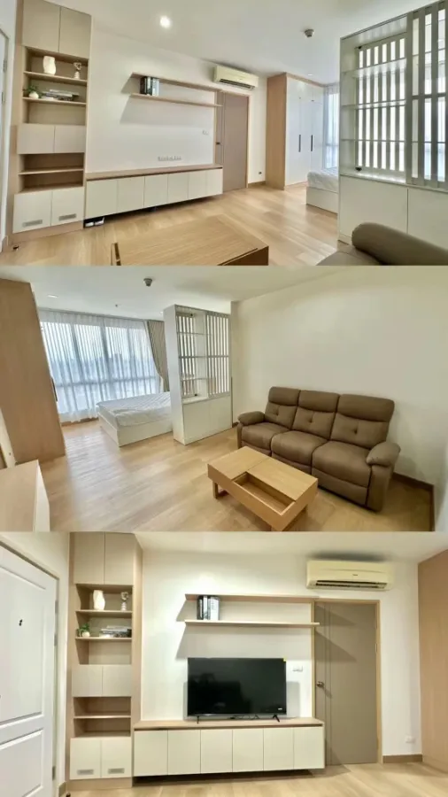 Condo for rent at The Tree Bangpo Station. Nice unit on the 22nd floor, north facing, no afternoon sun, good ventilation, not hot. Book now, don't mis