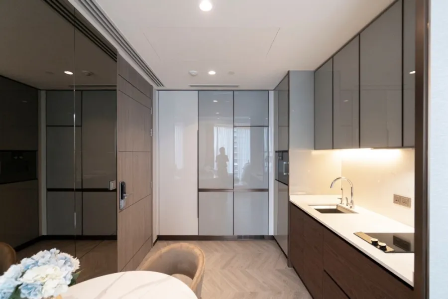 Condo for rent, The Estelle Phrom Phong, beautiful, luxurious room, high floor, good view, fully furnished, good location, ready to move in.