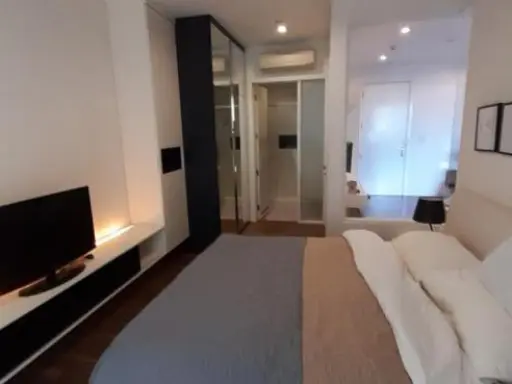 For rent, The Room, Sukhumvit 62, size 45 sq m, same floor with swimming pool, fully furnished, with washing machine.