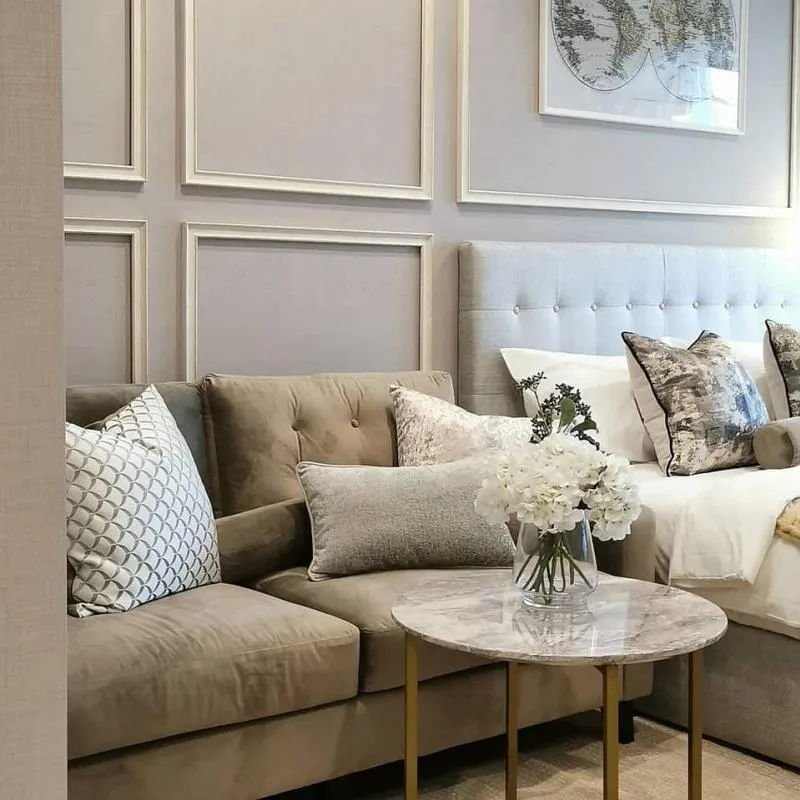 Condo for rent, Life One Wireless, studio room, beautiful decoration, looks very expensive, a lot of furniture A lot of space is not uncomfortable. Good location, easy to travel, urgently book.