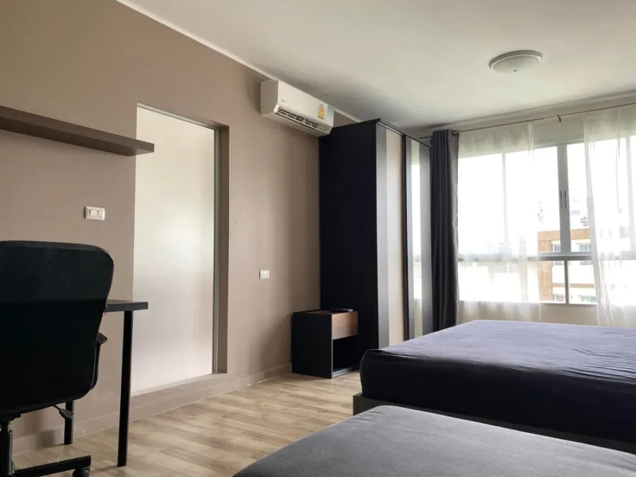 Selling D Condo Campus Rangsit Phase 2, beautiful room, fully furnished. Can't miss it