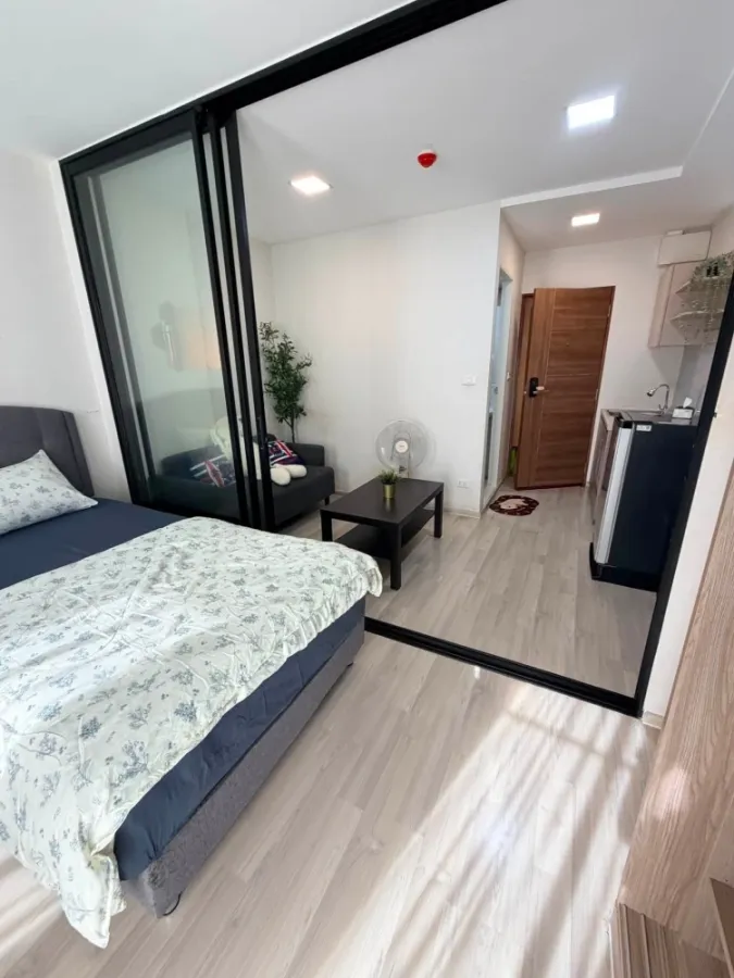 Plum Condo Saphanmai Station for rent. Beautiful room, partitioned into separate areas, fully furnished. Book now!