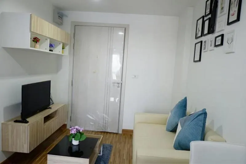 For Rent The Iris Bangyai ห้องแต่งสวย โทนสีขาว สบายตาสุดๆ ให้ฟิลเหมือนอยู่บ้าน สวยขนาดนี้จองด่วนๆ