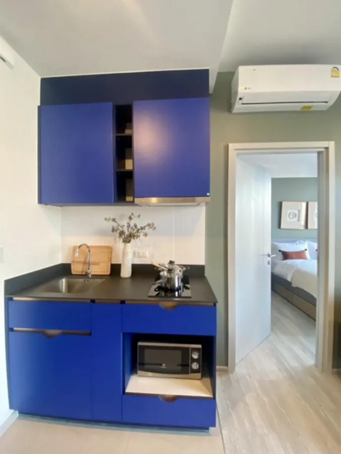 Condo for rent, XT Ekamai, beautiful room, high floor, good view, near BTS, convenient transportation, ready to move in, hurry and book now!
