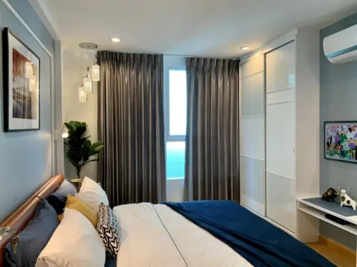 For rent urgently!! Sukhumvit Living Town Condo, next to Asoke Road, fully furnished, book now!!