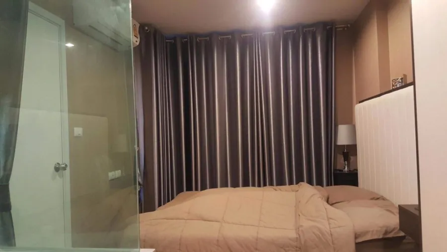 Hallmark Chaengwattana condo for rent, 1 bedroom, 1 bathroom, fully furnished + electrical appliances, hurry to reserve