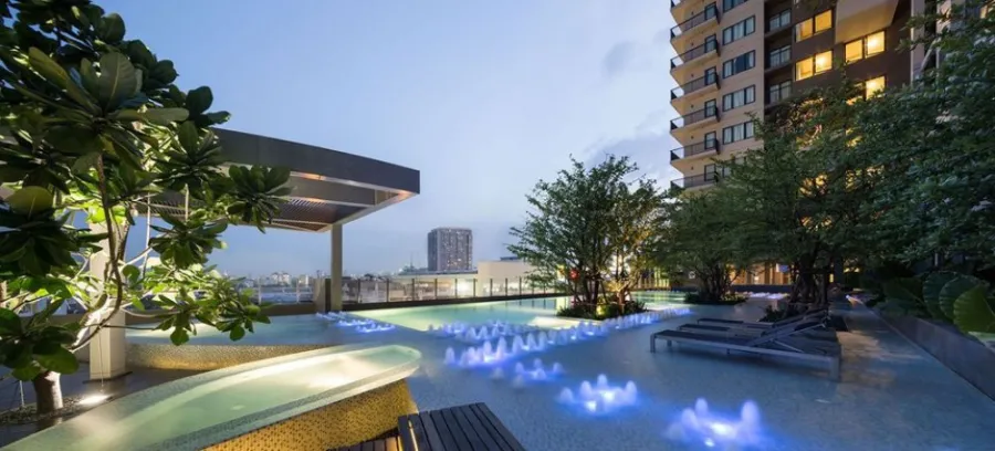 Condo for rent, Block 77, 9th floor, fully furnished, ready to move in, good location, easy to travel, don't wait!!