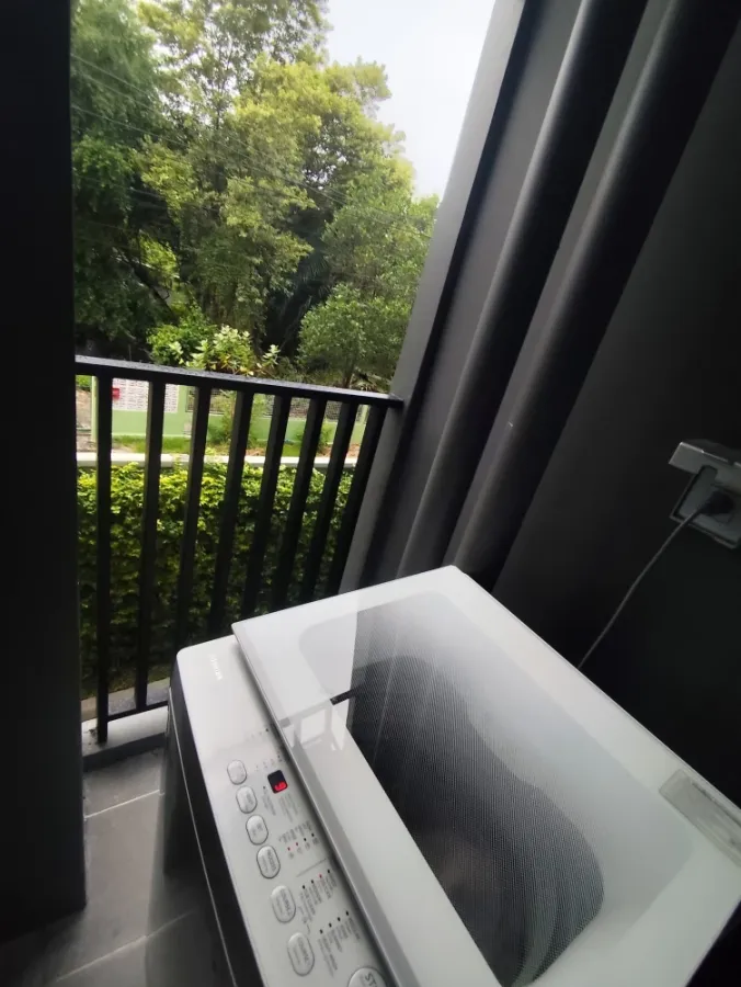 For rent: Atmoz Tropicana Bangna, ready to move in, furnished, complete with electrical appliances. Hurry and reserve now, don't delay.