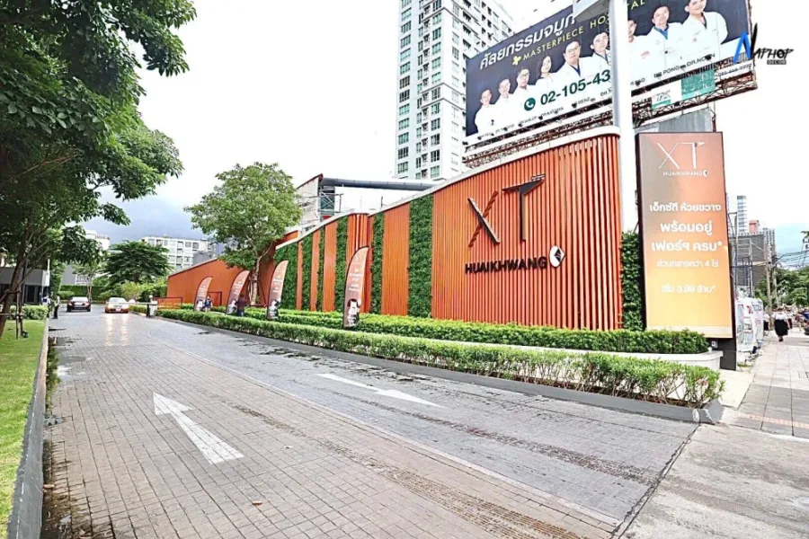 For sale XT Huaikhwang, spacious room, comfortable with facilities. Buy now, don't be late