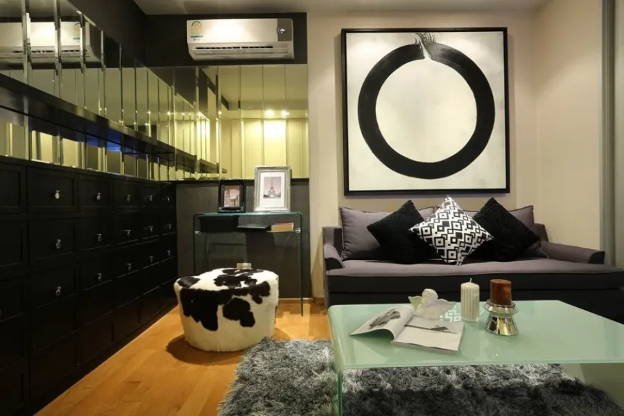 Quick sale!! Condo The Line Phahonyothin Park, 4th floor, Building A, new condition room, ready to move in, book now!!