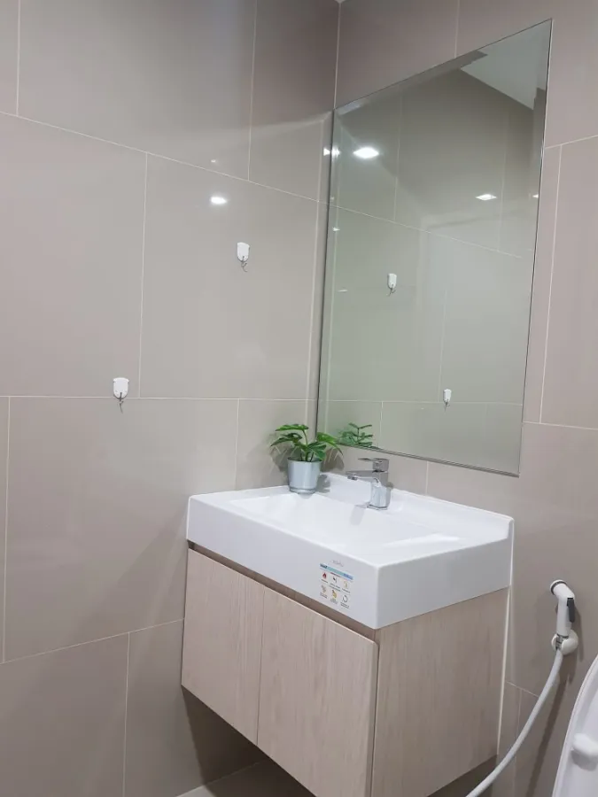 Condo for rent, Rich Park Triple Station, ready to move in fully furnished Free built-in washing machine, book now