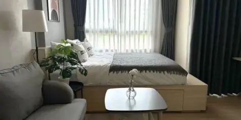 For rent THE MUVE Bangna ห้องน่าอยู่ สะดวกครบจบที่นี่ ลากกระเป๋าเข้าอยู่ได้เลย อย่าพลาด