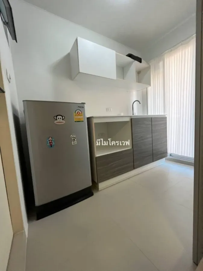 ให้เช่า D condo campus rangsit เฟส2 ห้องพร้อมอยู่ เฟอร์ เครื่องใช้ไฟฟ้าครบ มาแต่ตัวเข้าอยู่ได้เลย