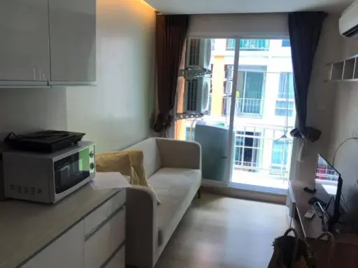 Condo for rent, emerald residence, Ratchada, ready to move in, not far from the BTS, walking distance in the room, there are all!!!