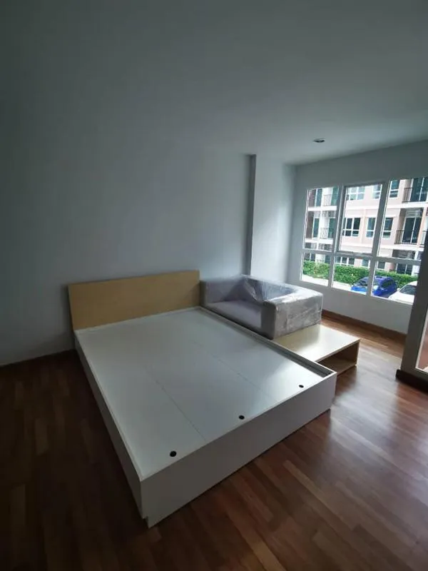 Condo for rent, Miami Bang Pu, 2nd floor, convenient, near bts, near the mall, miss it and have to regret