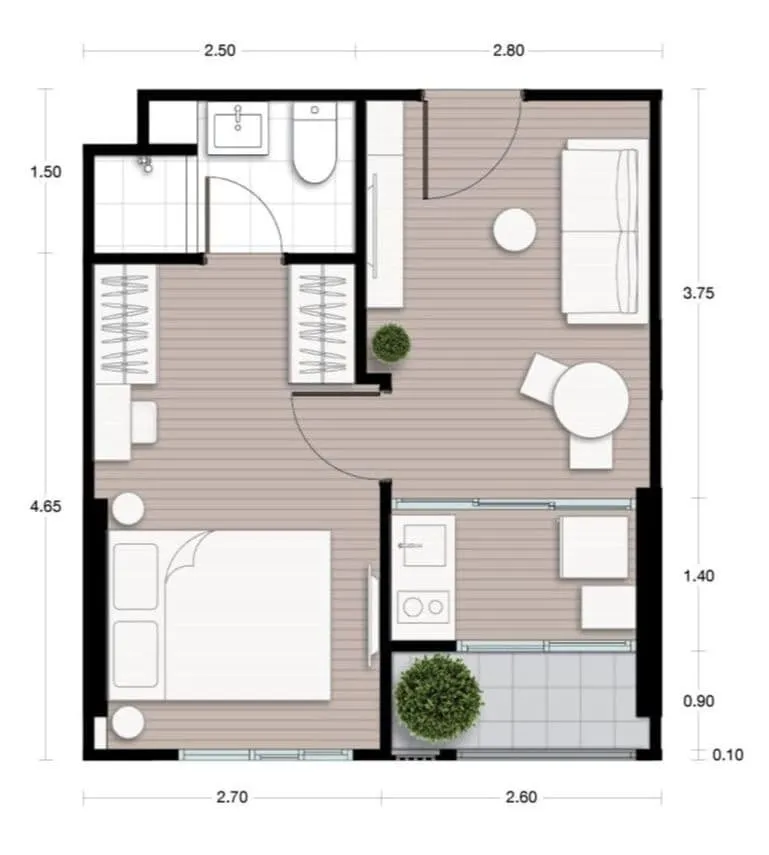 ขายดาวน์ NUE District R9 พระราม9 ห้อง 1 Bed ชั้น15 ได้วิวสูง แถมการเดินทางสุดแสนสะดวก อย่าพลาด