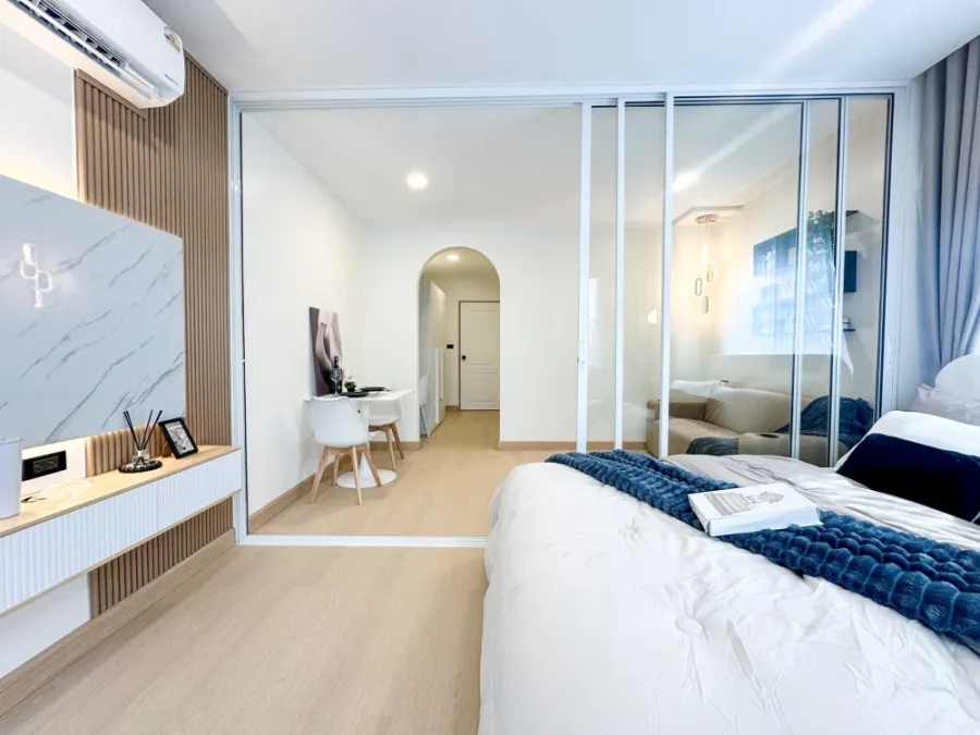 Condo for sale rent : Ratchada Prestige Ladprao. Nice room. Fully furnished. Full amenities. Reserve now!
