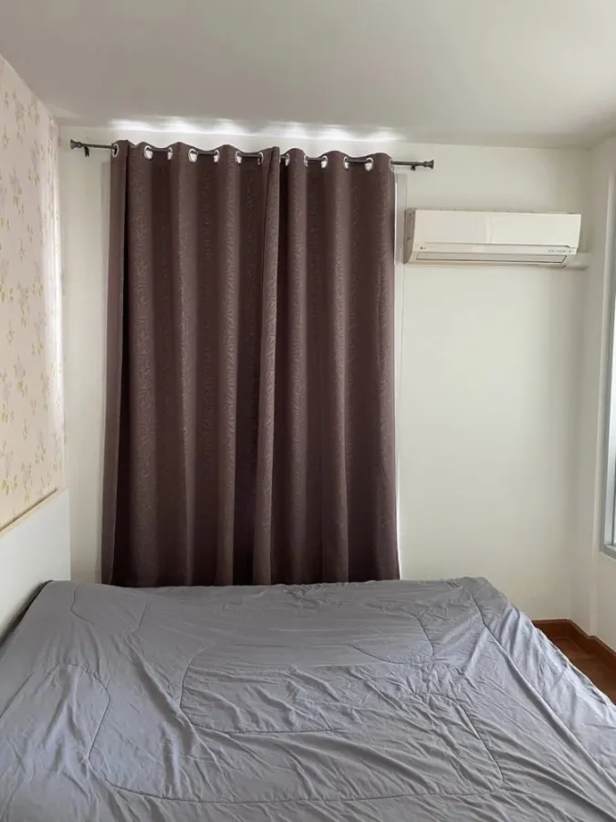 For rent, The Parkland Ratchada-Thapra, 18th floor, clear view. The room is perfectly wallpapered, must be reserved.
