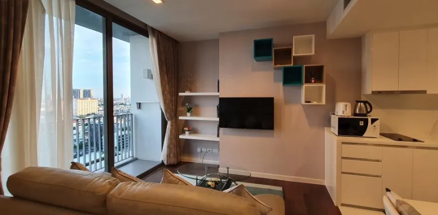 Quick sale!! Nara Nine Condo, 18th floor, beautiful room, very good view, fully furnished, ready to move in immediately, don't miss it!!