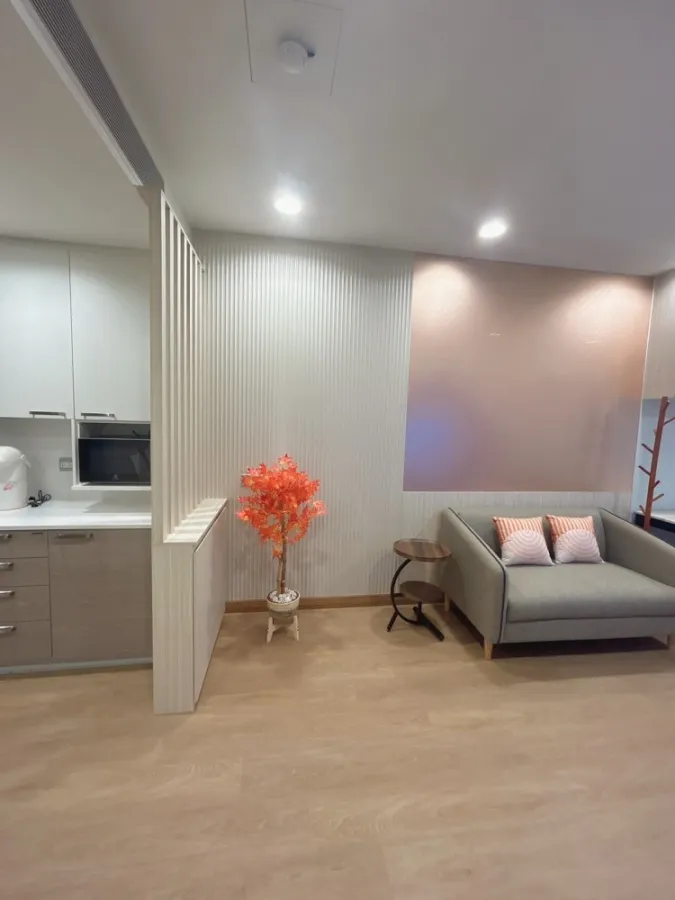 For rent!! Condo Jin Wellbeing County, room number 418, beautiful room, fully furnished, ready to move in, book now!!