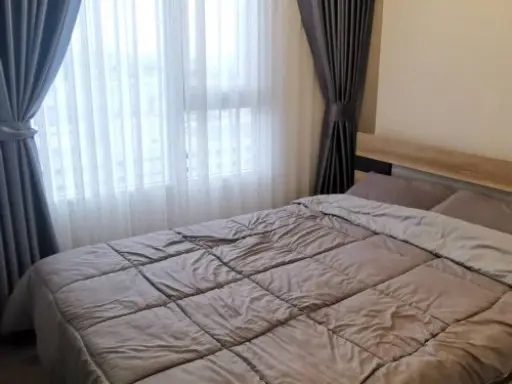 For sale, for rent!! Niche Mono Ramkhamhaeng condo, 14th floor, Building A, ready to move in, fully furnished, if you don't book, you'll miss out!!