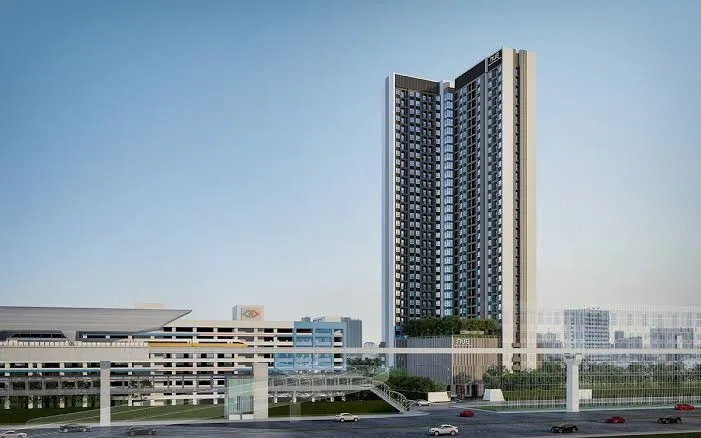 Down payment for sale, Nue Noble Ratchada-Lat Phrao, 14th floor, open view, corner room, very private. Travel comfortably. Book now.