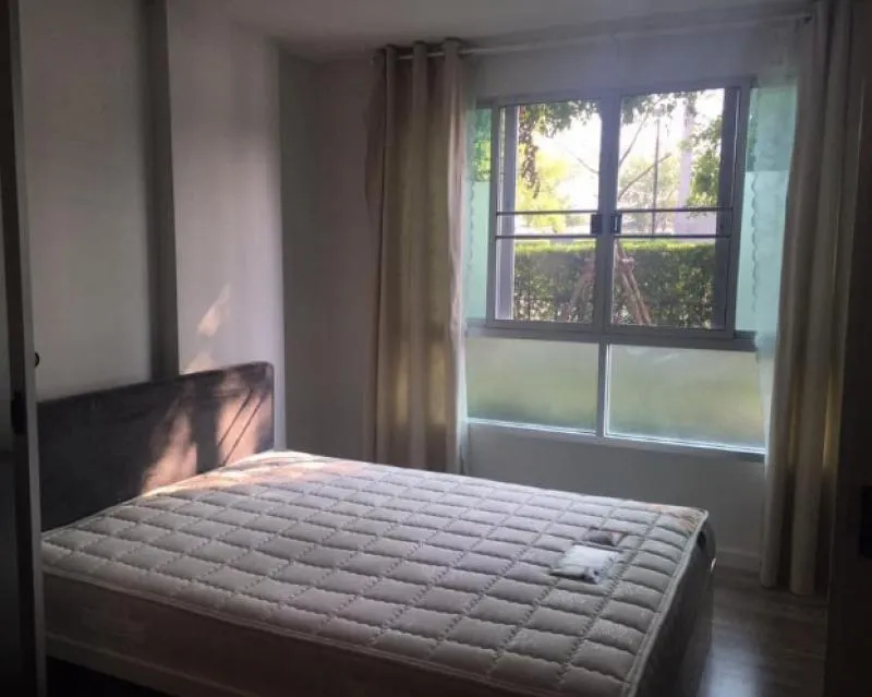 For rent D Condo Rama IX - On Nut, 1st floor, beautiful decoration, fully furnished, ready to move in.