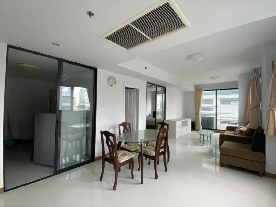 Condo for rent, Supalai Premier Place Asoke, 1 bedroom, large size, ready to move in, near the university, don't wait!