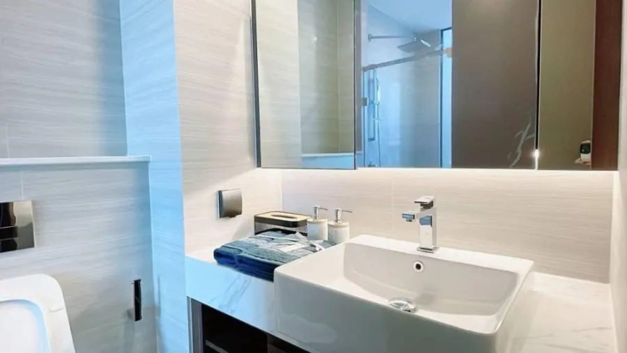 Condo for rent, Park Origin Thonglor, high floor, beautiful view, privacy, fully furnished, don't miss it.