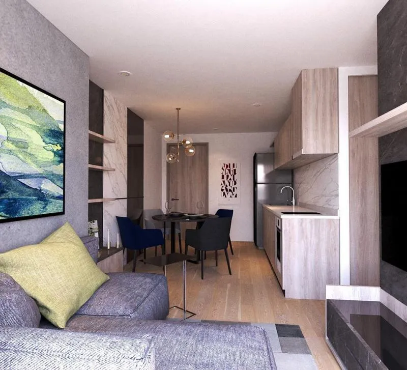 Life Ladprao for rent, beautiful room, super luxurious, 2 bedrooms, fully furnished, ready to move in, book now, don't miss it.