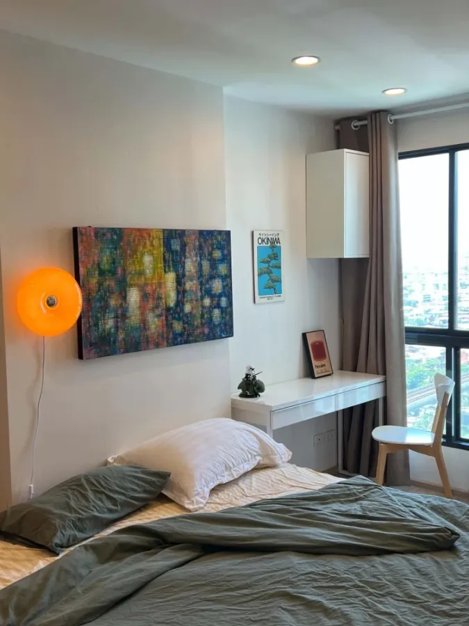 ให้เช่า คอนโด IDEO สาทร ท่าพระ ห้องแต่งน่าอยู่ เฟอร์ เครื่องใช้ไฟฟ้าครบ ราคาคุ้ม พลาดแล้วจะเสียดาย