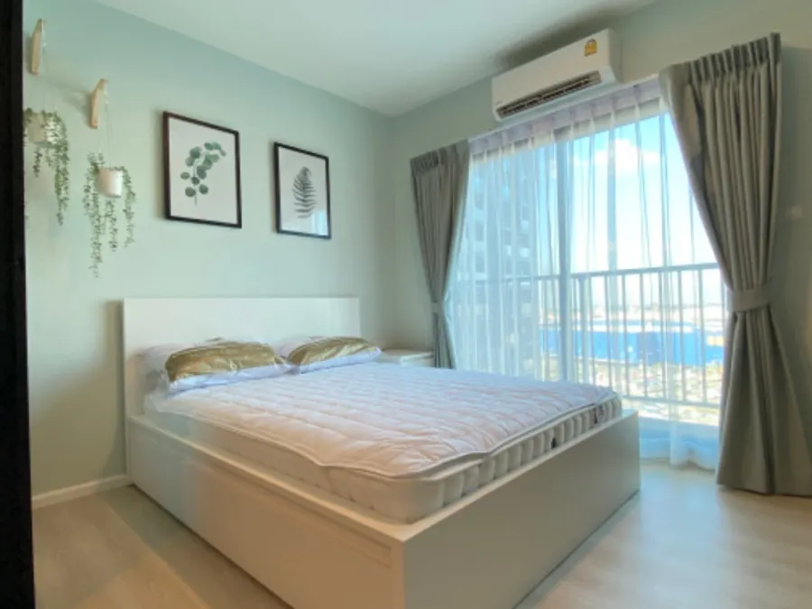 For rent, A Space Mega, 12th floor, new room, unpacked, fully furnished, nice to say, don't miss it.