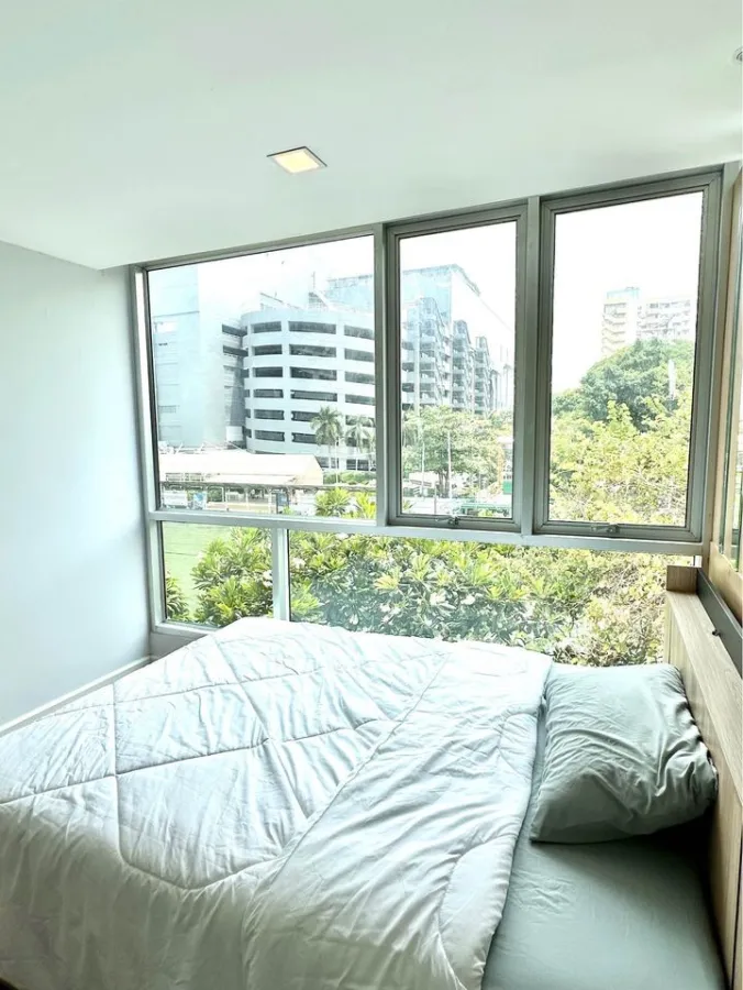 Condo for sale, The Cube Ramkhamhaeng, bright room, easy to look at. Fully built-in If you don't reserve, you'll miss it.