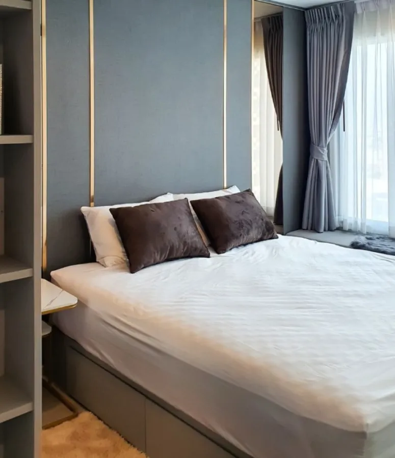 For rent Life Ladprao, perfectly decorated room, very livable, fully furnished and electrical appliances, book now
